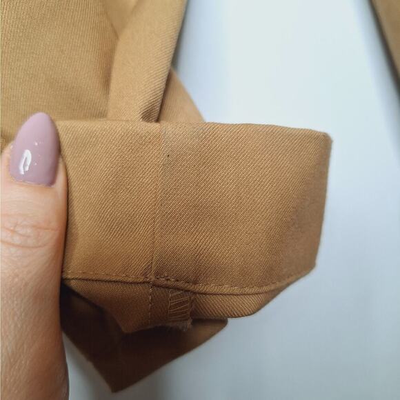 Dondup Italy Women's Cropped Trouser Pant Pleated IT 40 Small Academia Jodhpurs - Picture 12 of 12